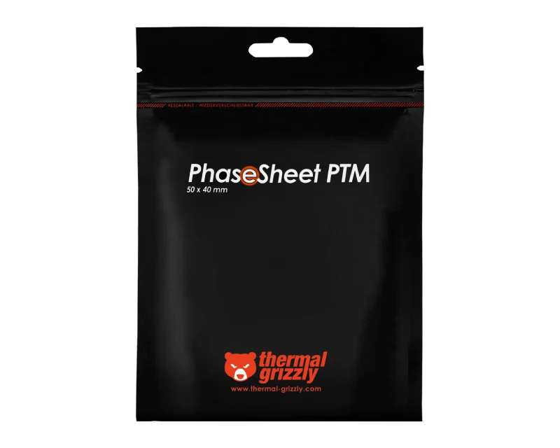 THERMAL GRIZZLY TG PhaseSheet PTM - 50x 40x 0,2mm termal pad (TG-PS-50-40)
