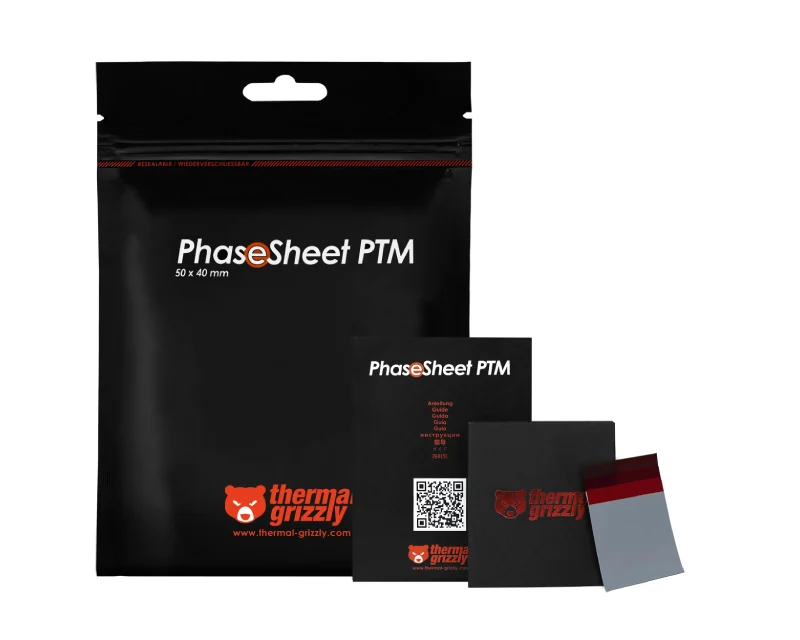 THERMAL GRIZZLY TG PhaseSheet PTM - 50x 40x 0,2mm termal pad (TG-PS-50-40)