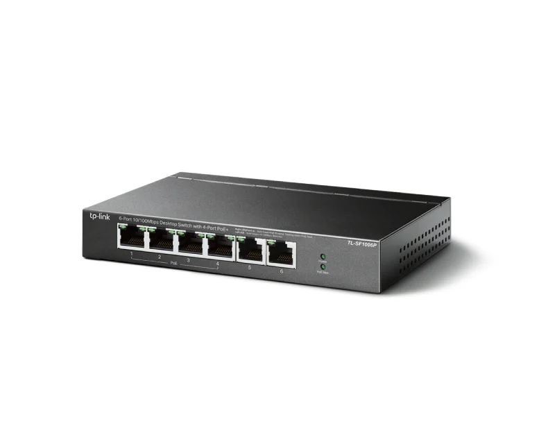 TP-LINK TL-SF1006P PoE switch 6 porta(4 poe+2)