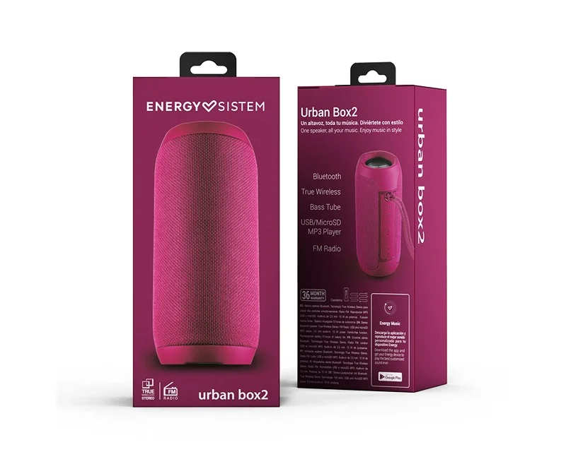 ENERGY SISTEM Urban Box 2 Magenta portable zvučnik roze (M44934)