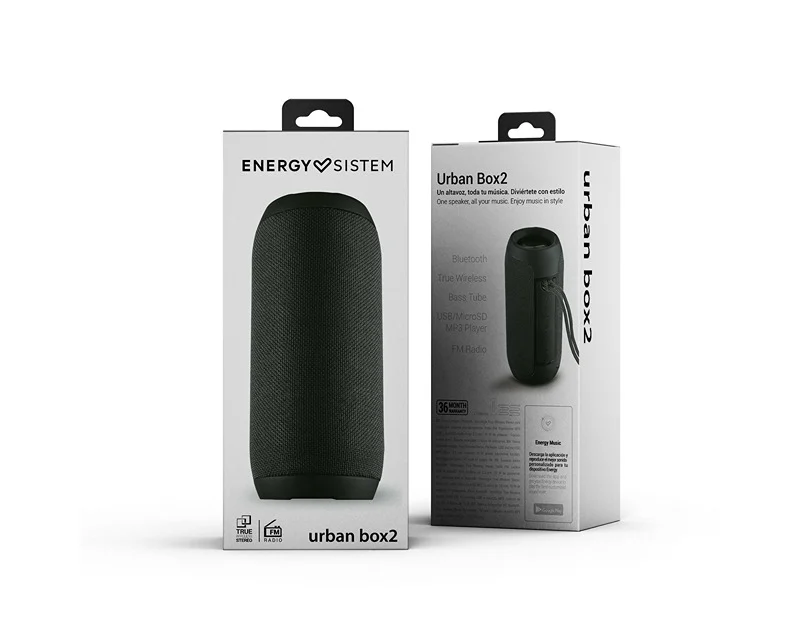 ENERGY SISTEM Urban Box 2 Space portable zvučnik crni (M45314)