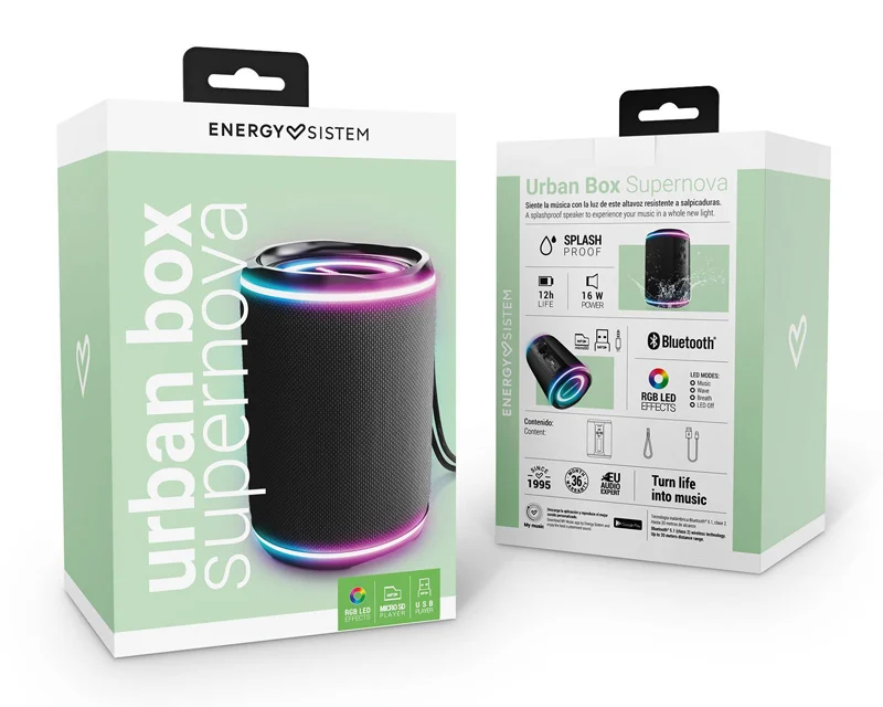 ENERGY SISTEM Urban Box Black Supernova portable zvučnik crni (M45493)