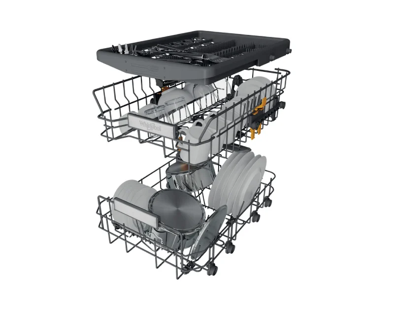 WHIRLPOOL WH6IB10BS7LA0 ugradna mašina za pranje sudova – 45cm