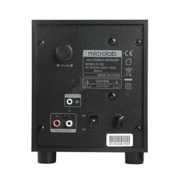 Microlab M105R Aktivni drveni zvucnici 2.1 10W RMS(5W, 2x2.5W) SD, USB,FM, daljinski, 3.5mm