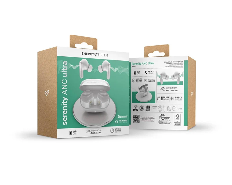 ENERGY SISTEM White Serenity ANC Ultra Bluetooth slušalice bele (M45935)