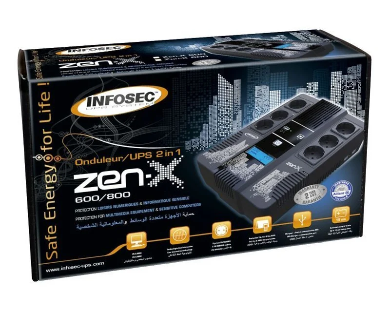 INFOSEC COMMUNICATION Zen-X 800 FR/SCHUKO UPS