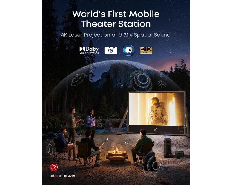 ANKER soundcore Nebula X1 Pro 4K Google TV projektor