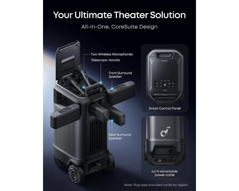 ANKER soundcore Nebula X1 Pro 4K Google TV projektor