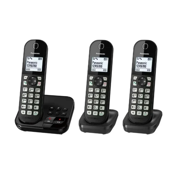 Bežicni telefon Panasonic KX-TGC463GB sa tri slušalice i sekretaricom