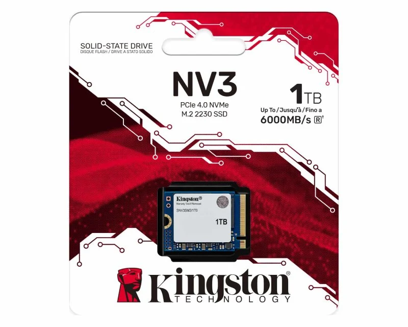 KINGSTON 1TB M.2 2230 NVMe SNV3SM3/1T0 series NV3 SSD