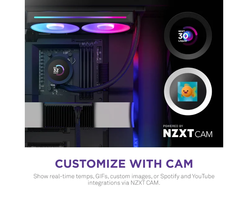NZXT Kraken Plus 240 RGB V2 vodeno hlađenje crno (RL-KR240-B2)