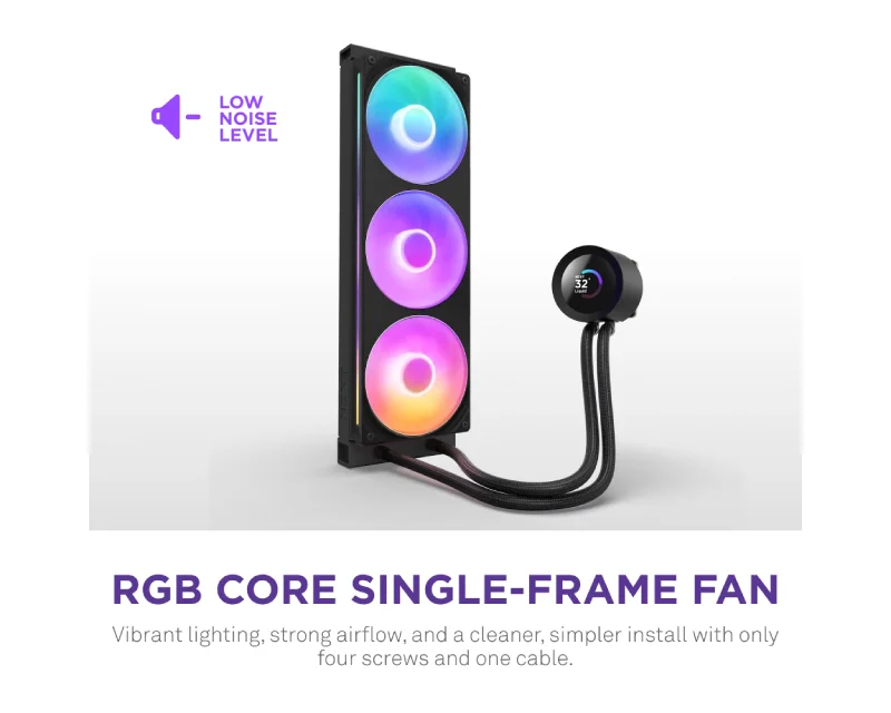 NZXT Kraken Plus 360 RGB V2 vodeno hlađenje crno (RL-KR360-B2)