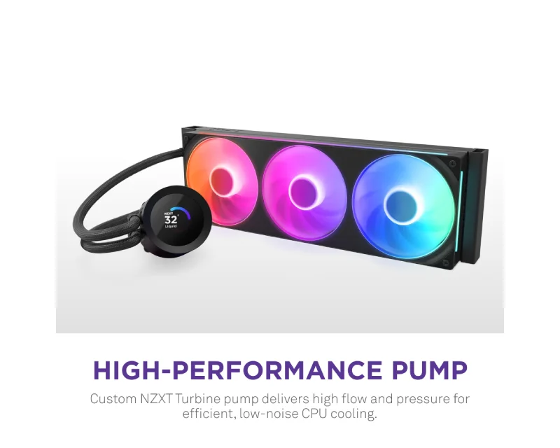 NZXT Kraken Plus 360 RGB V2 vodeno hlađenje crno (RL-KR360-B2)