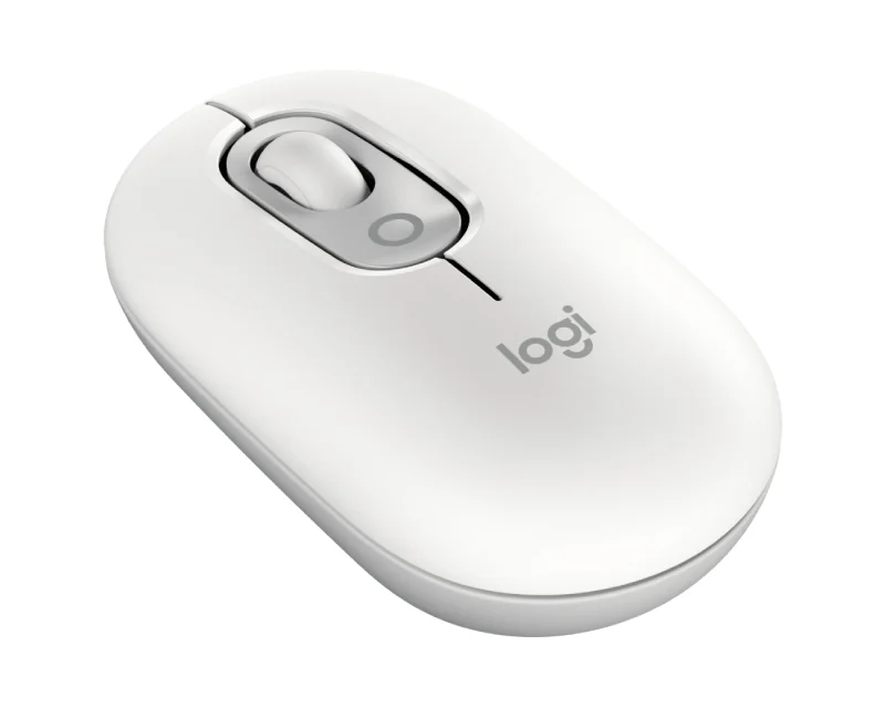 LOGITECH Pop Mouse with Emoji, Off-White miš
