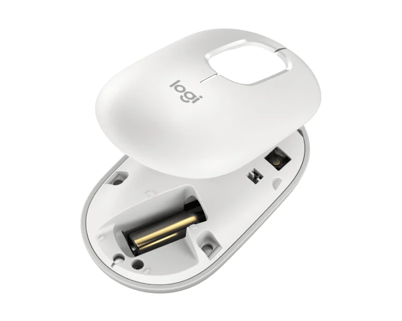 LOGITECH Pop Mouse with Emoji, Off-White miš