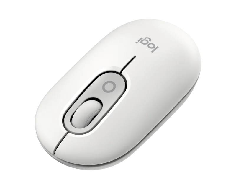 LOGITECH Pop Mouse with Emoji, Off-White miš