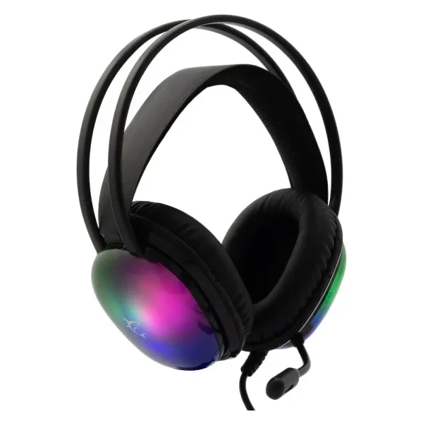 Slušalice sa mikrofonom White Shark PEACOCK 50mm/Multiplatform/RGB/Crna