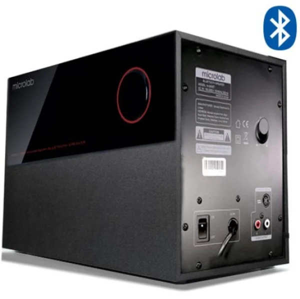 Microlab M200BT Aktivni drveni zvucnici 2.1 40W RMS(16W, 2x12W) BLUETOOTH daljinski , 3.5mm