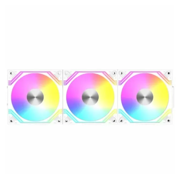 Ventilator 3in1 120mm Raidmax Modular Combo kit White, NV-MD120FWP3