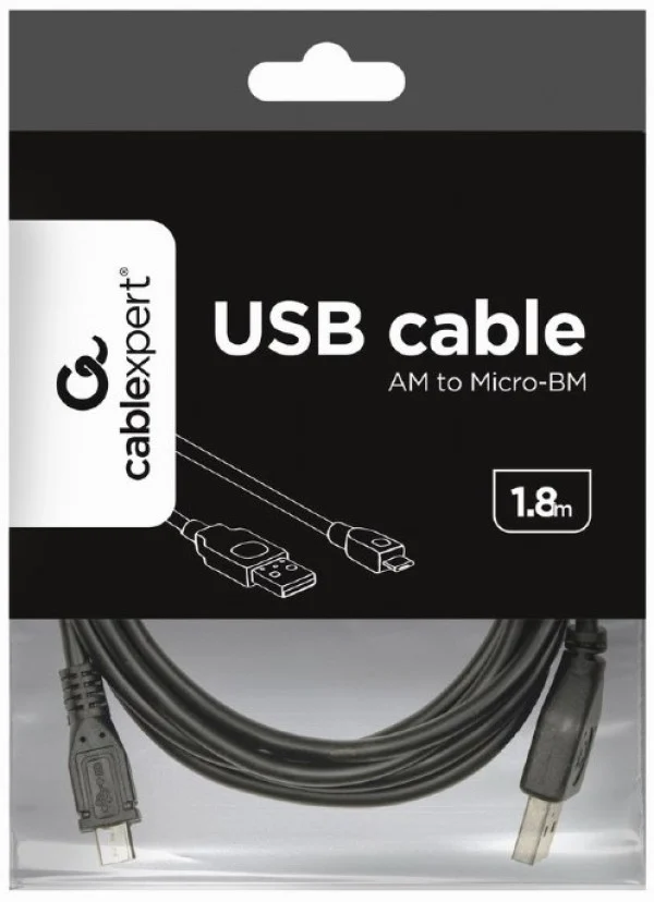 CCP-mUSB2-AMBM-6 Gembird USB 2.0 A-plug to Micro B-plug kabl 1.8m
