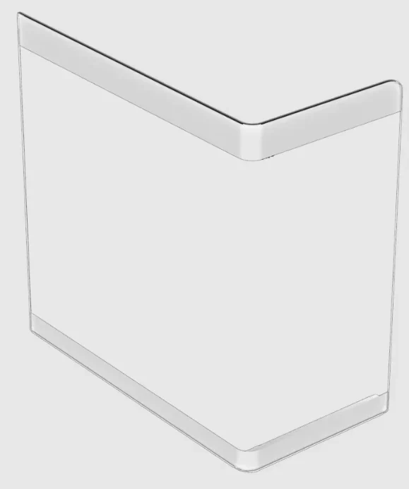 Corsair FRAME 4500X Replacement Glass Panel, Front/Left, Black CC-8901050