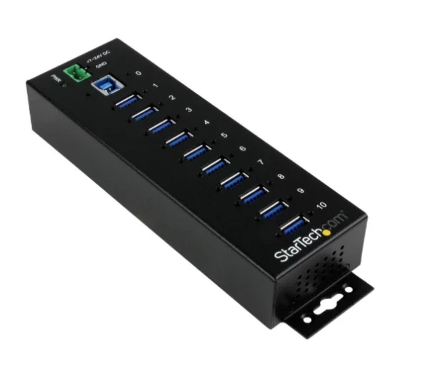 10-Port Industrial USB 3.0 Hub