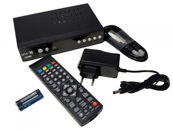 GMB-TDT-033 ** DVB-T2/C SET TOP BOX USB/HDMI/Scart/RF-out, PVR, Full HD,H264, hdmi-kabl (1180)