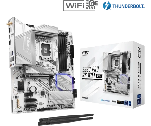 MB s1851 AsRock Z890 PRO RS WIFI WHITE