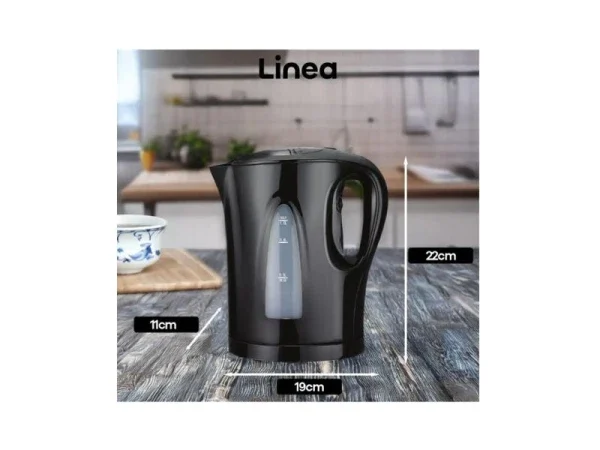 Kuvalo za vodu Linea LKE 0676/1L/1000-1200 W/crna