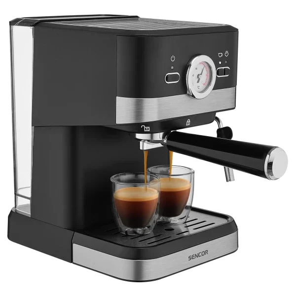 Aparat za espresso Sencor SES 1721BK/mlevena/1.5L/1050W/crna