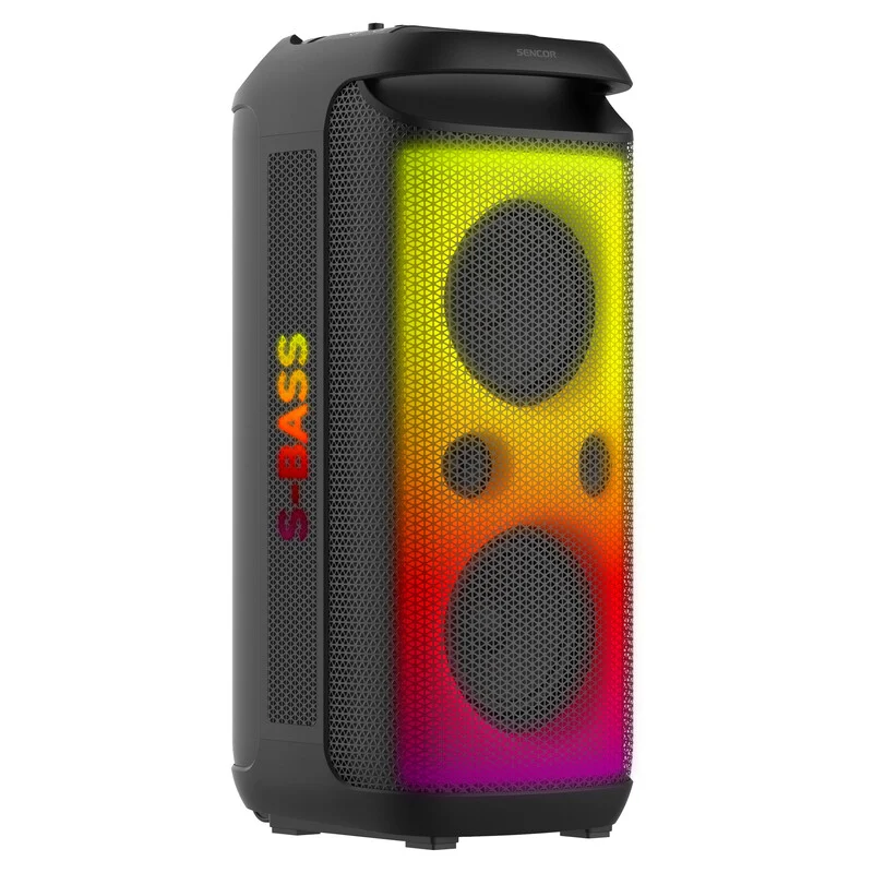 Partybox zvučnik Sencor Partycone Boost 250W/TWS/IPX4/bežični mikrofon/FM/SD/2xUSB