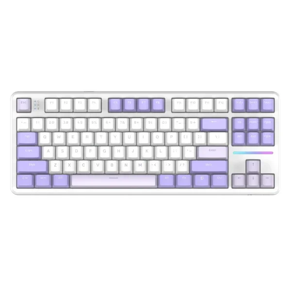 Bežična gaming tastatura Attack Shark X87 Mehanička/TriMode/4000mAh/Hot Swap/Twilight