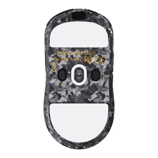 Bežični gaming miš Attack Shark RS3Ultra PAW3955MAX/52000 DPI/8KHz/Lightweight/Black Carbon