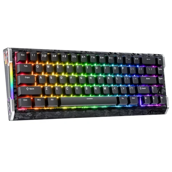 Bežična gaming tastatura Attack Shark R68HE Magnetic Switches/RT/Snap Tap/DKS/MT/TGL/Black
