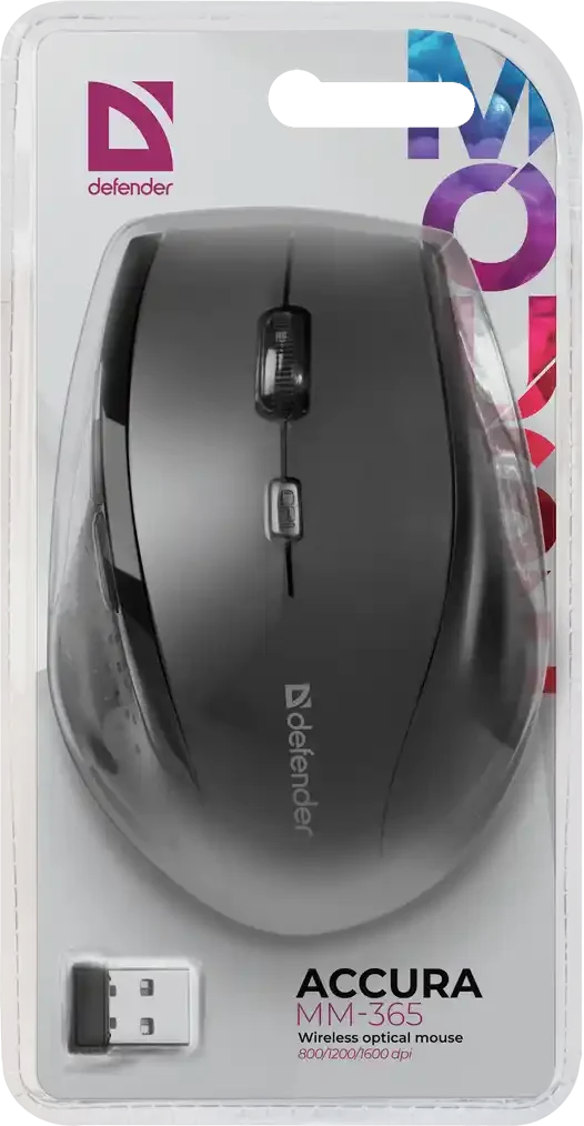 Bežični miš Defender Accura MM-365 6D crni