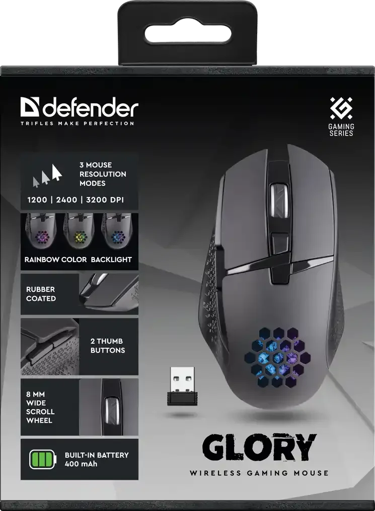 Bežični miš Defender Glory GM-514 3200 DPI