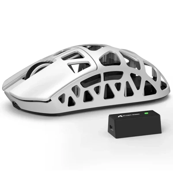 Bežični gaming miš Attack Shark R3 PAW3395/Magnesium/Superlight/8KHz Pooling/White