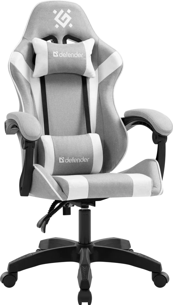 Gaming stolica Defender Ortos sivo bela