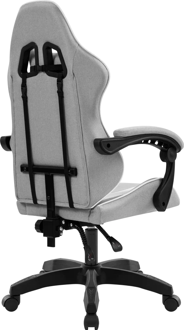 Gaming stolica Defender Ortos sivo bela