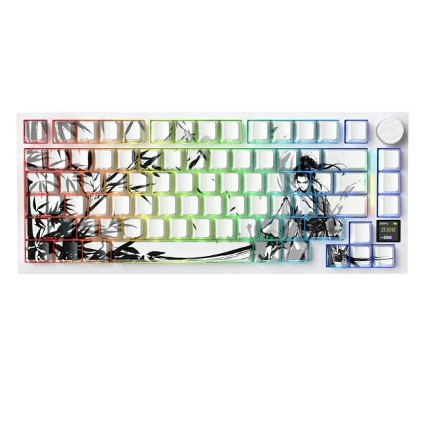 Bežična gaming tastatur Attack Shark X820Ultra Mehanička/TriMode/TFT Screen/Gaskett/Dark Warrior