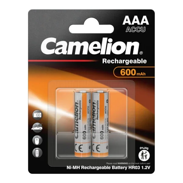 Punjiva baterija Camelion HR3 600mAh AAA 2/1