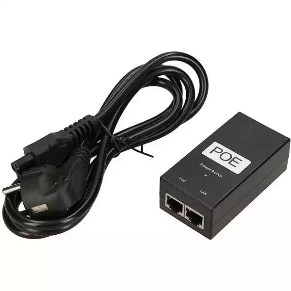Extralink POE-48-24W-G 48V 24W 0.5A Gbit Power Adapter with AC Cable