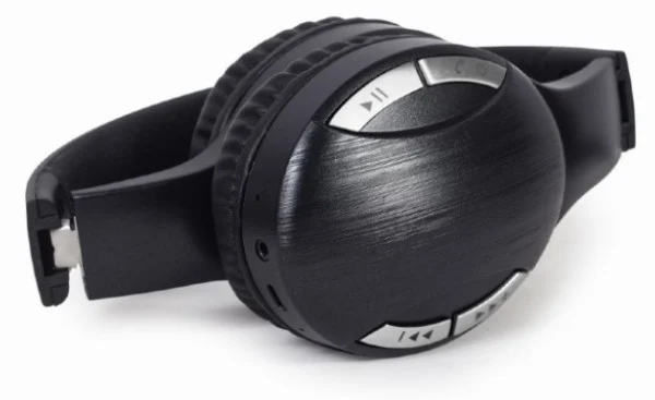 BTHS-01-BK Gembird Bluetooth stereo Slusalice sa mikrofonom, Black