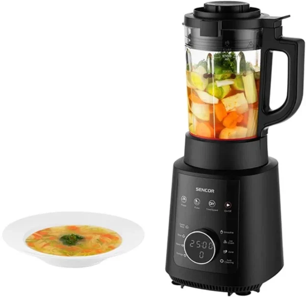 SENCOR SBU 0510BK Multifunkcijski blender sa funkcijom kuvanja,1200 W,crna,1.2l