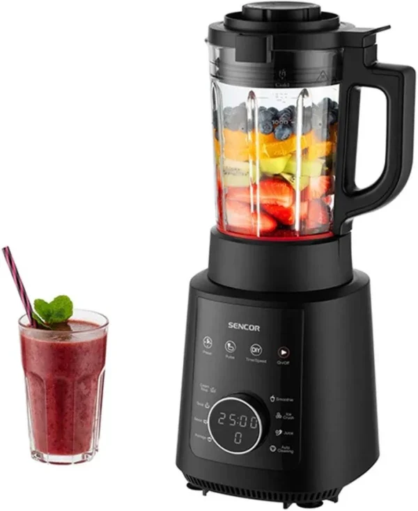 SENCOR SBU 0510BK Multifunkcijski blender sa funkcijom kuvanja,1200 W,crna,1.2l
