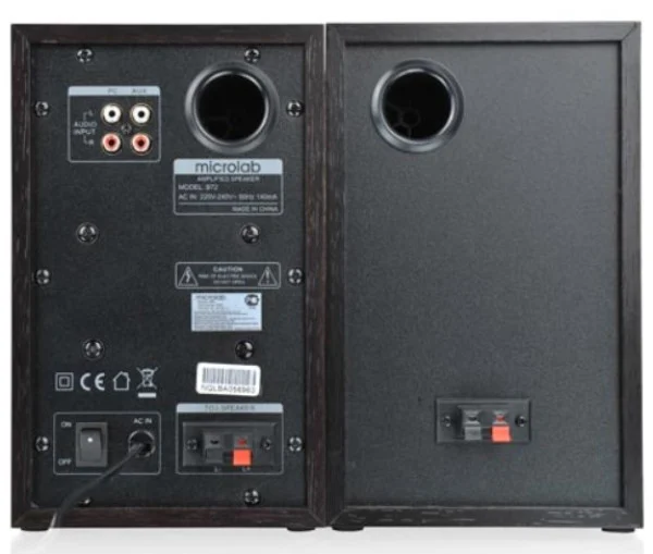 Microlab B72 Aktivni drveni zvucnici 2.0 24W RMS(2x12W) 3,5mm