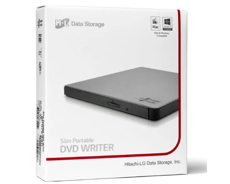 CD DVD-RW USB LG EXT GP57ES40 Slim Silver