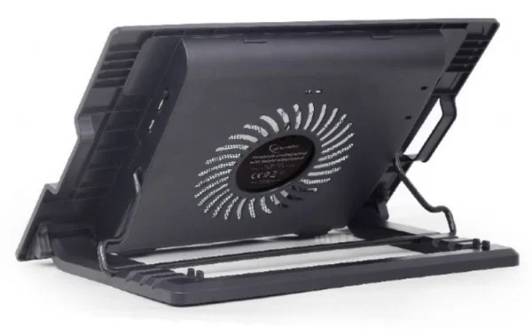NBS-1F17T-01 Gembird hladnjak za laptop, 17inc 150mm Fan, USB, 370x265mm, Ergo Stand