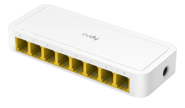 Cudy FS108D LAN 8-Port 10/100 Switch auto-negotiation RJ45 ports