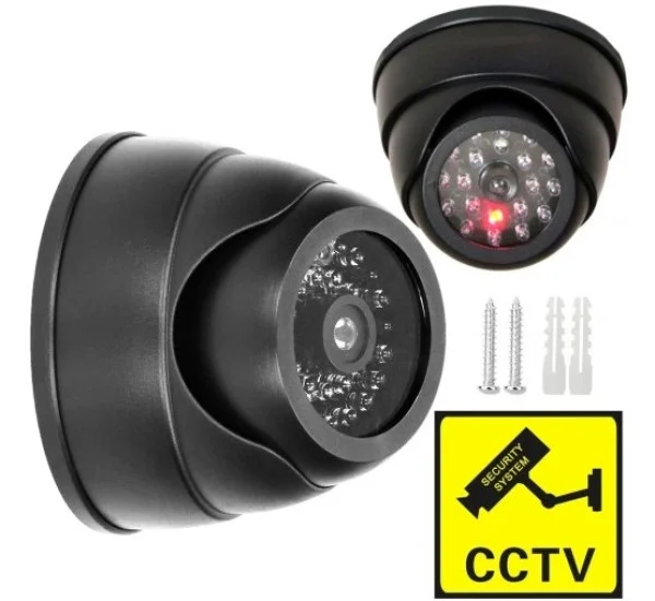 Lazna kamera CD-4 CCTV Dummy na baterije 3xAAA, LED